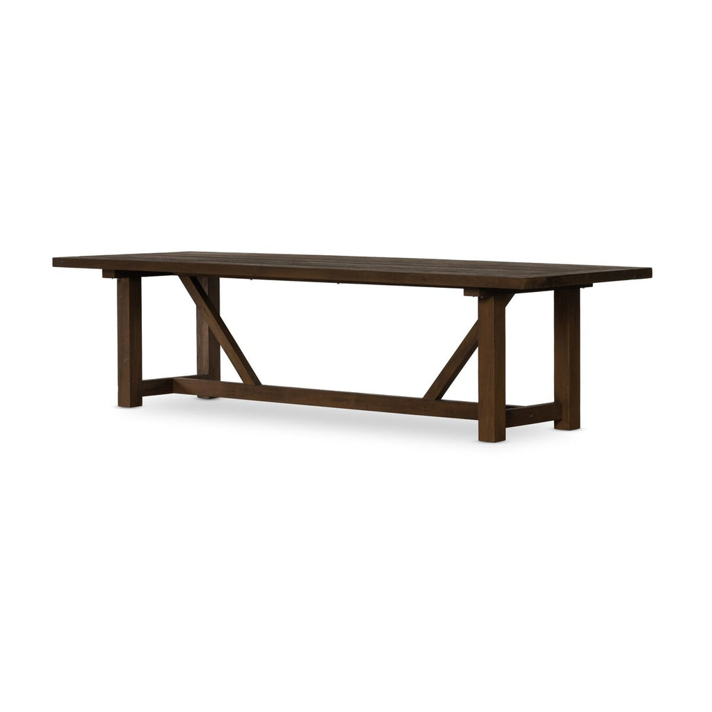 Stewart Outdoor Dining Table — angle view