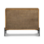 Eaton Large Nightstand, Amber Oak Resin — back view