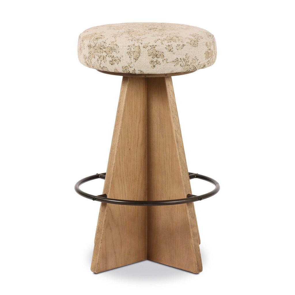 Damon Swivel Bar + Counter Stool — side view