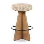 Damon Swivel Bar + Counter Stool — side view