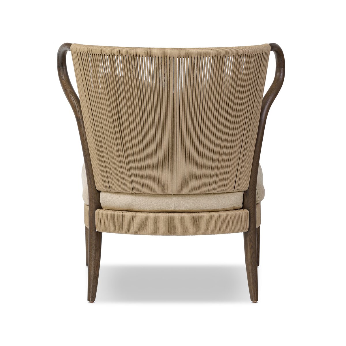 Amira Chair, Broadway Dune — back view
