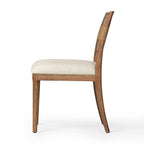 Tova Dining Chair, Bergamo Parchment — side view