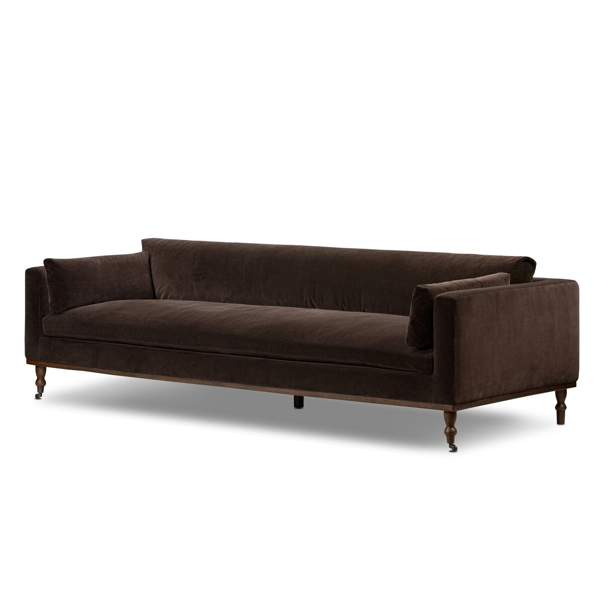 Harlin Sofa, Surrey Cocoa — angle view