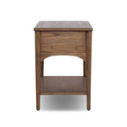 Lizzy Nightstand, Amber Sungkai Veneer — side view