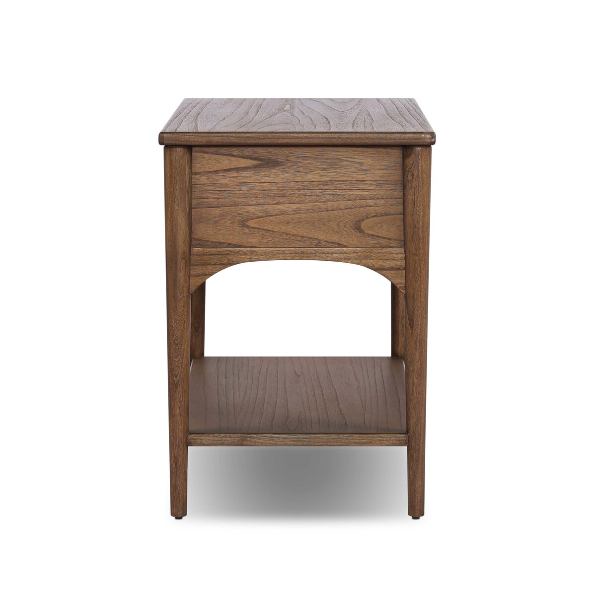 Lizzy Nightstand, Amber Sungkai Veneer — side view