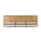 Zuma 6 Door Sideboard, Dune Ash Veneer