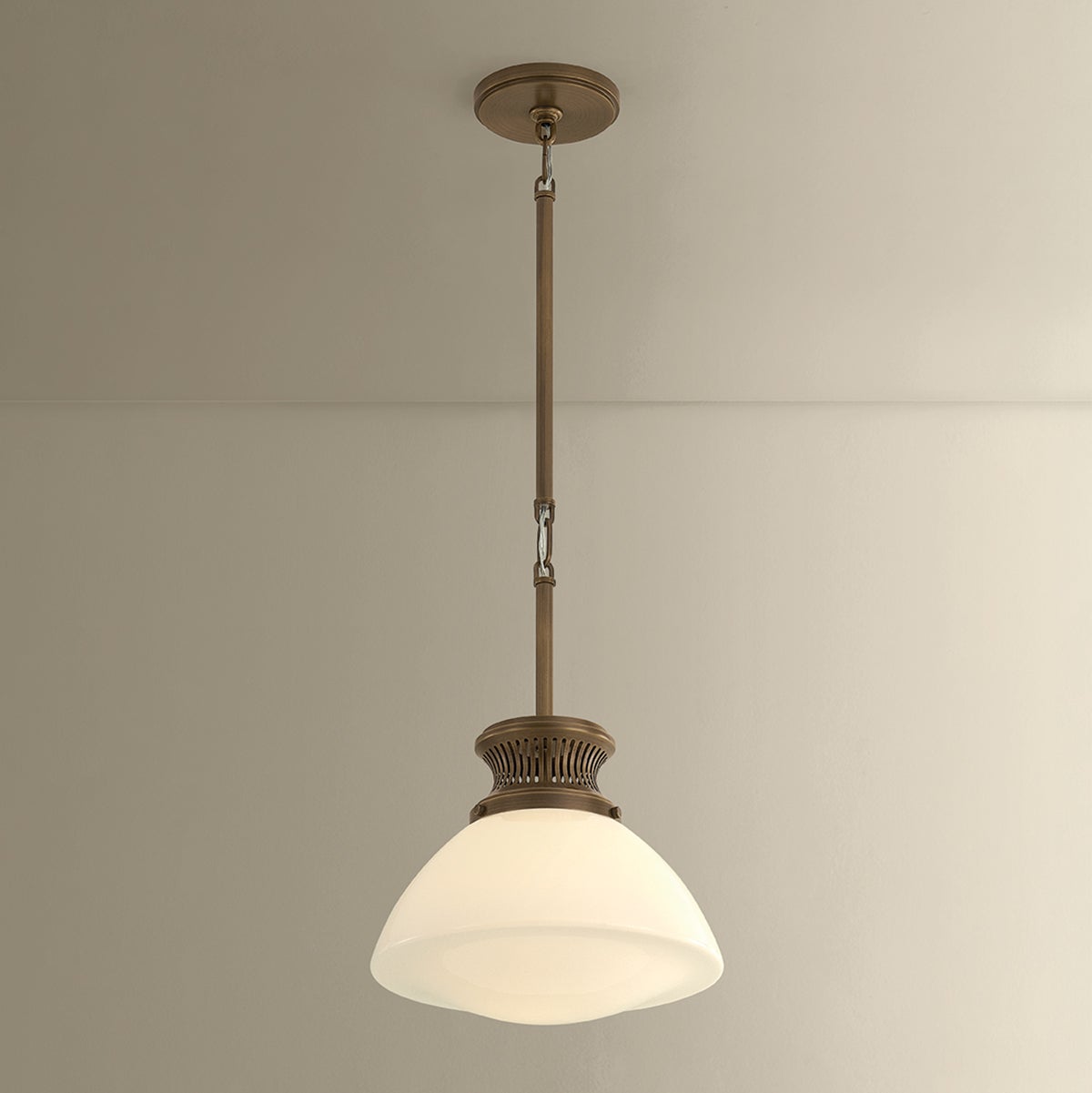 Bruceville Pendant, Heritage Bronze — detail view