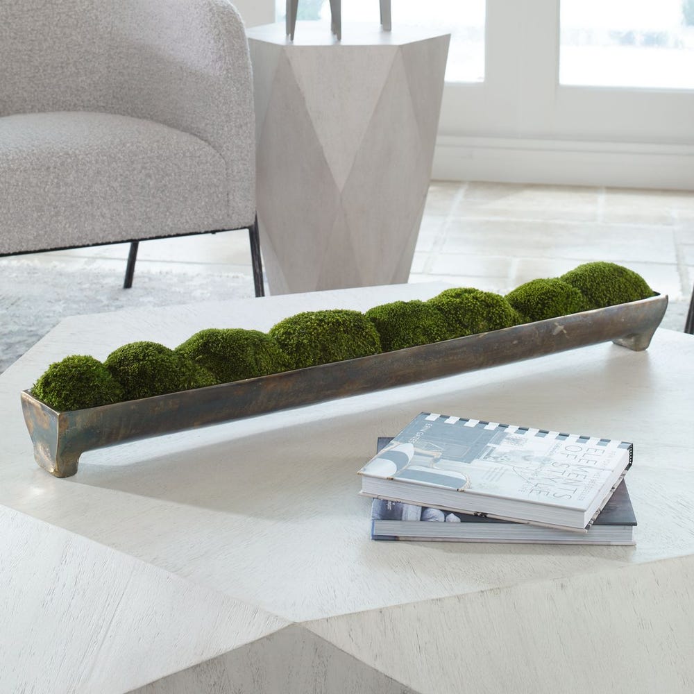 Canal Moss Centerpiece, Bronze