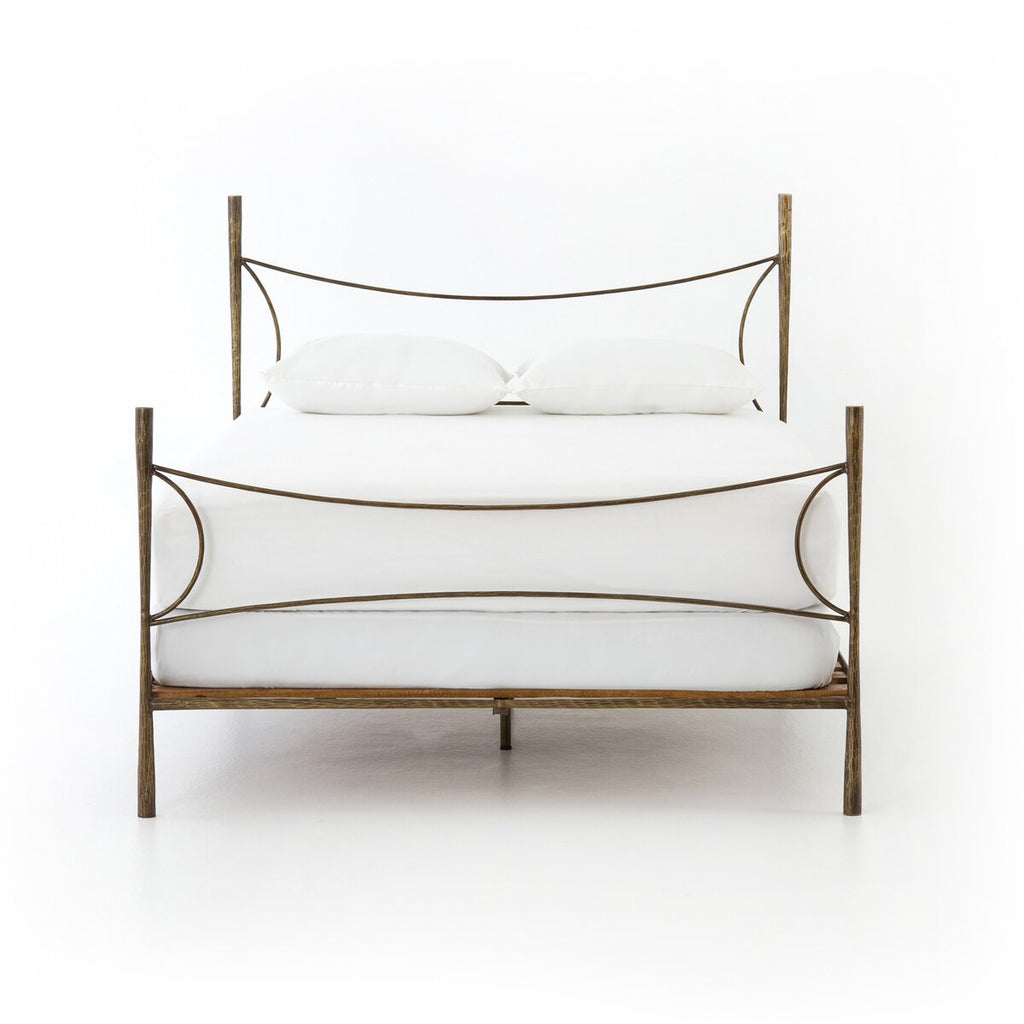 Westwood Bed, Antique Brass
