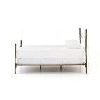 Westwood Bed, Antique Brass — side view