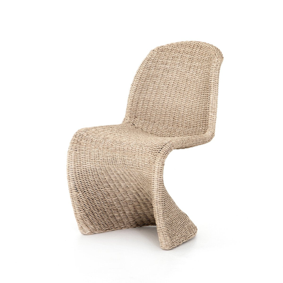Portia Outdoor Dining Chair — angle view