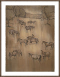 Herd of Horses I framed print