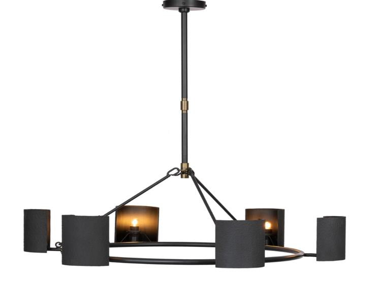 Maurice Chandelier, Antiqued Iron