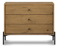 Eaton Large Nightstand, Amber Oak Resin