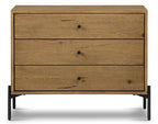 Eaton Large Nightstand, Amber Oak Resin
